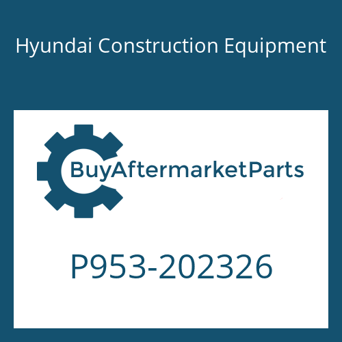 P953-202326 Hyundai Construction Equipment HOSE ASSY-ORFS&FLG