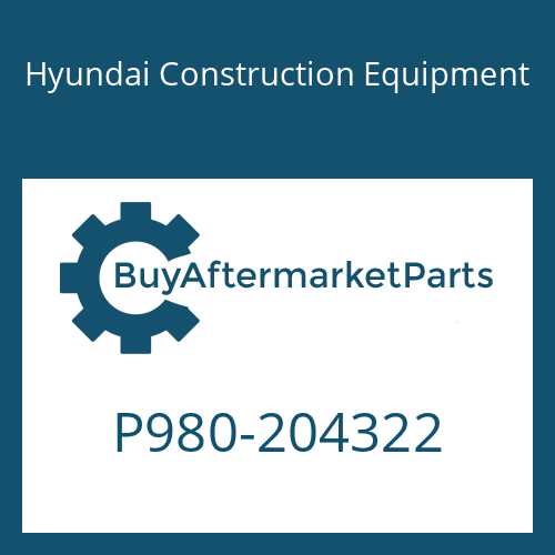 P980-204322 Hyundai Construction Equipment HOSE ASSY-ORFS&FLG