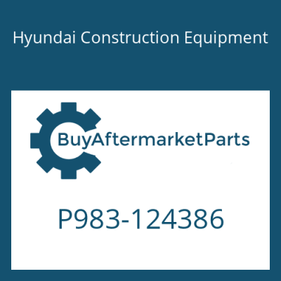 P983-124386 Hyundai Construction Equipment HOSE ASSY-ORFS&FLG