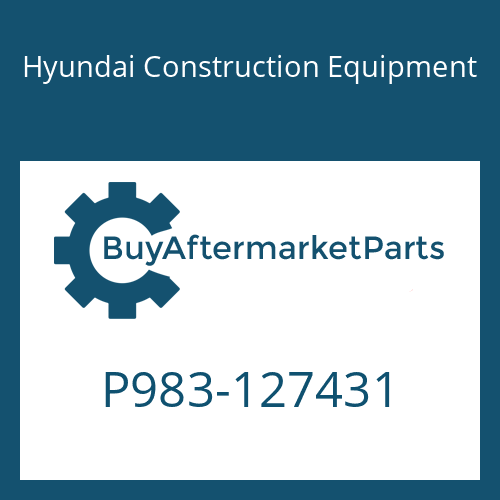 P983-127431 Hyundai Construction Equipment HOSE ASSY-ORFS&FLG