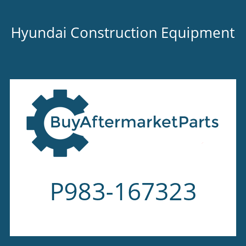 P983-167323 Hyundai Construction Equipment HOSE ASSY-ORFS&FLG