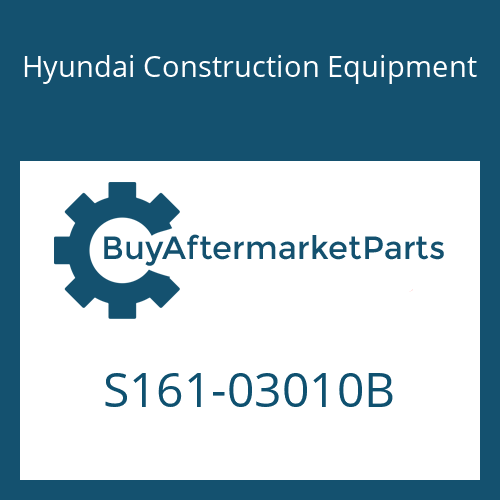 S161-03010B Hyundai Construction Equipment BOLT-ROUND