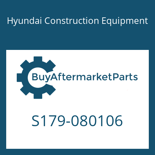 S179-080106 Hyundai Construction Equipment SCREW-SOCKET RD HD