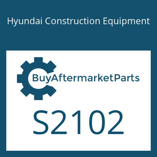 S2102 Hyundai Construction Equipment PLUG