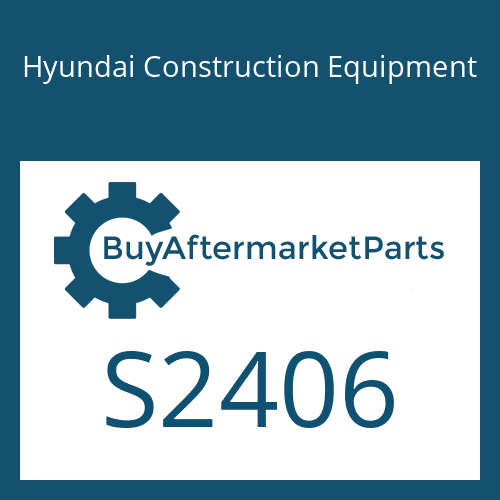 S2406 Hyundai Construction Equipment PLUG