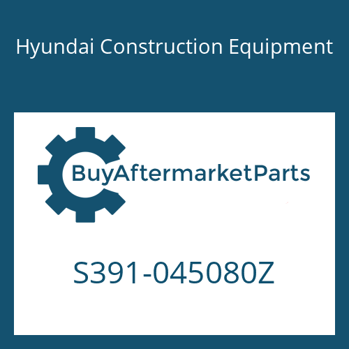S391-045080Z Hyundai Construction Equipment SHIM-ROUND 1.0
