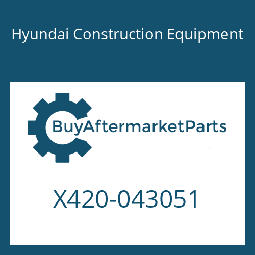 X420-043051 Hyundai Construction Equipment HOSE ASSY-SYNF&ORFS