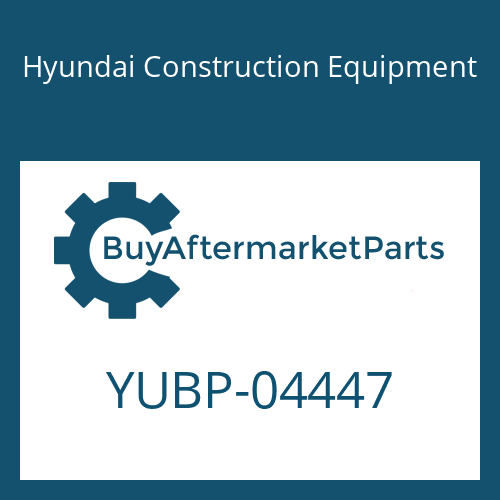 YUBP-04447 Hyundai Construction Equipment SCREW-CAP