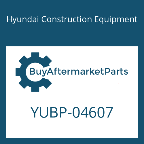 YUBP-04607 Hyundai Construction Equipment SCREW-HEX