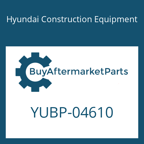 YUBP-04610 Hyundai Construction Equipment SCREW-HEX