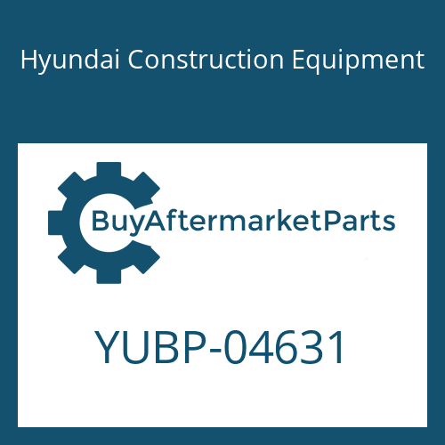 YUBP-04631 Hyundai Construction Equipment GEAR ASSY-IDLE