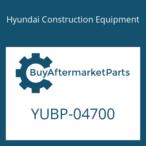 YUBP-04700 Hyundai Construction Equipment GEAR-DRIVE
