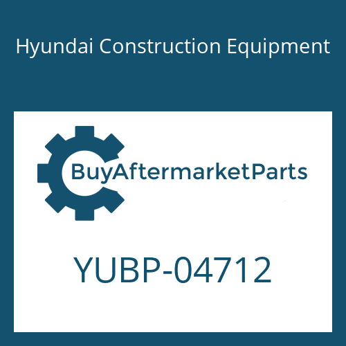 YUBP-04712 Hyundai Construction Equipment SCREW-HEX