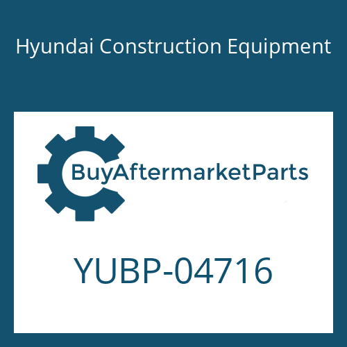 YUBP-04716 Hyundai Construction Equipment SCREW-HEX