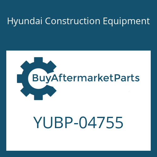 YUBP-04755 Hyundai Construction Equipment WASHER-PLAIN