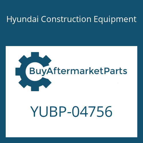YUBP-04756 Hyundai Construction Equipment WASHER-SEAL