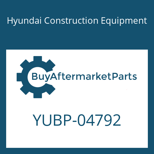 YUBP-04792 Hyundai Construction Equipment CONNECTOR