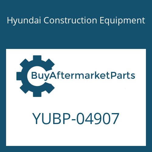 YUBP-04907 Hyundai Construction Equipment COVER-VALVE
