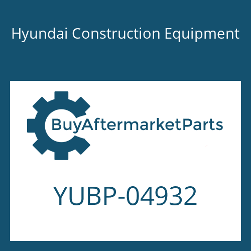YUBP-04932 Hyundai Construction Equipment BEARING-THRUST