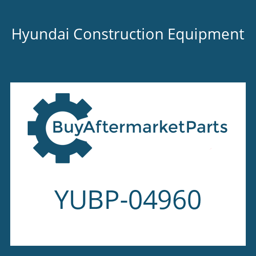 YUBP-04960 Hyundai Construction Equipment CONNECTOR-REPAIR