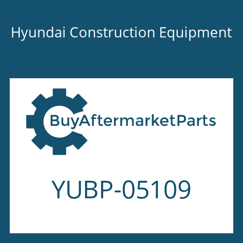 YUBP-05109 Hyundai Construction Equipment GASKET