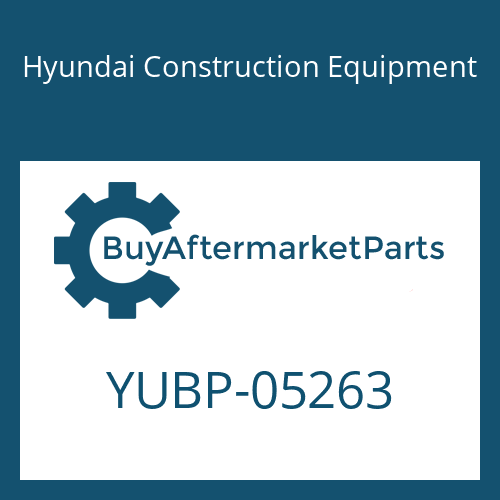 YUBP-05263 Hyundai Construction Equipment O-RING