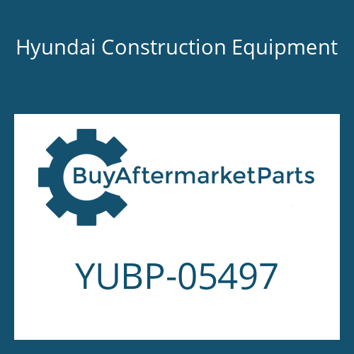 YUBP-05497 Hyundai Construction Equipment PLATE-CLAMP