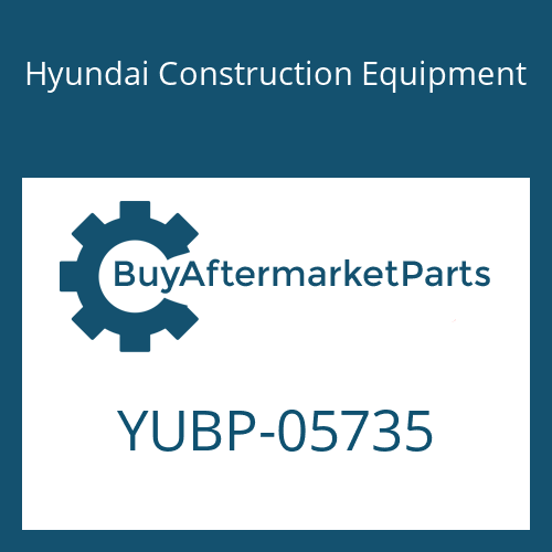 YUBP-05735 Hyundai Construction Equipment O-RING