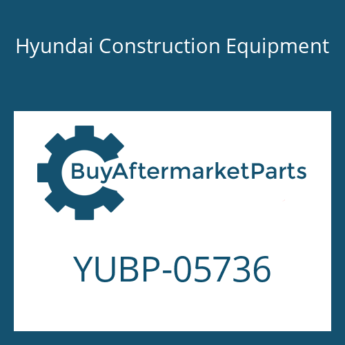 YUBP-05736 Hyundai Construction Equipment PLUG-THREAD