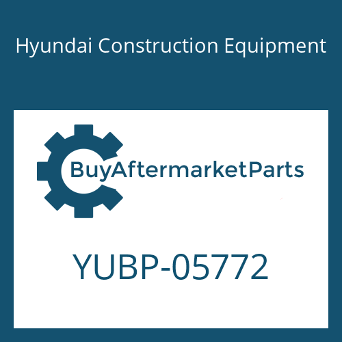 YUBP-05772 Hyundai Construction Equipment PLUG-EXPANSION