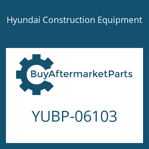 YUBP-06103 Hyundai Construction Equipment TURBOCHARGER