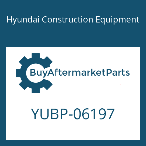 YUBP-06197 Hyundai Construction Equipment INJECTOR