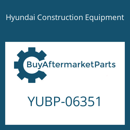YUBP-06351 Hyundai Construction Equipment BLOCK ASSY-CYL