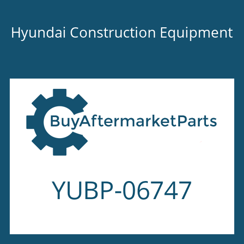 YUBP-06747 Hyundai Construction Equipment SCREW
