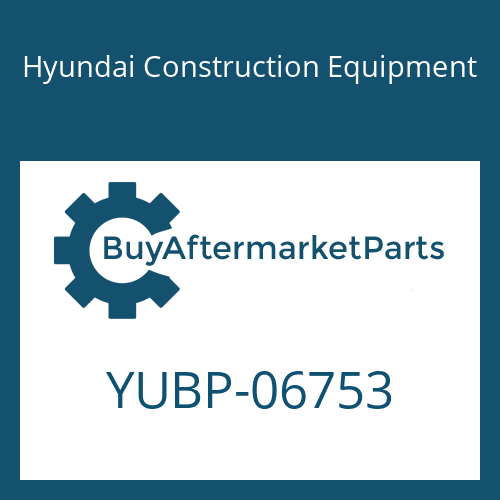 YUBP-06753 Hyundai Construction Equipment O-RING