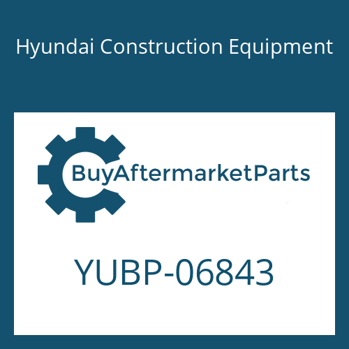 YUBP-06843 Hyundai Construction Equipment SCREW-HEX