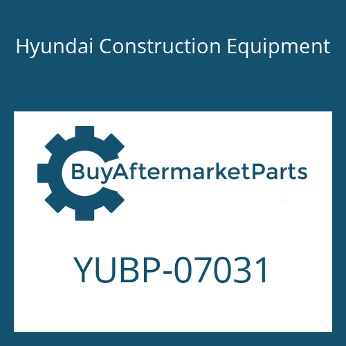 YUBP-07031 Hyundai Construction Equipment BEARING-ROLLER