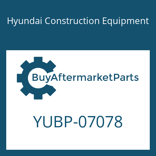 YUBP-07078 Hyundai Construction Equipment WASHER-PLAIN