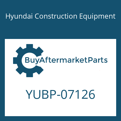 YUBP-07126 Hyundai Construction Equipment PIPE-AIR