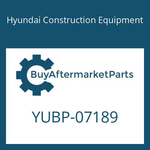 YUBP-07189 Hyundai Construction Equipment GASKET