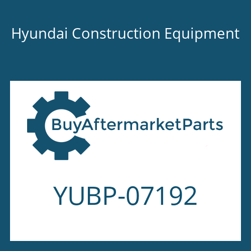 YUBP-07192 Hyundai Construction Equipment PIPE-DRAIN