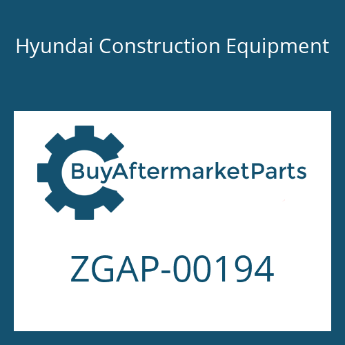 ZGAP-00194 Hyundai Construction Equipment SCREW-CAP