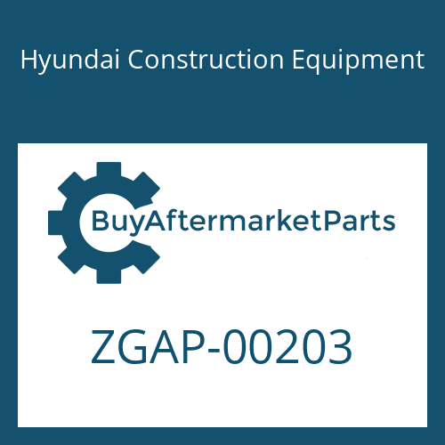 ZGAP-00203 Hyundai Construction Equipment SCREW-PLUG