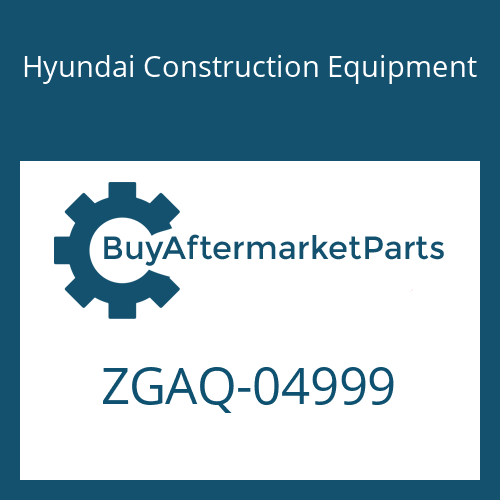 ZGAQ-04999 Hyundai Construction Equipment O-RING