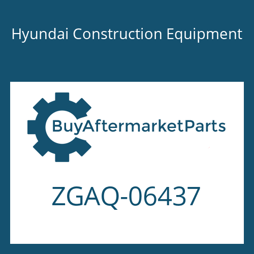ZGAQ-06437 Hyundai Construction Equipment SCREW-CAP