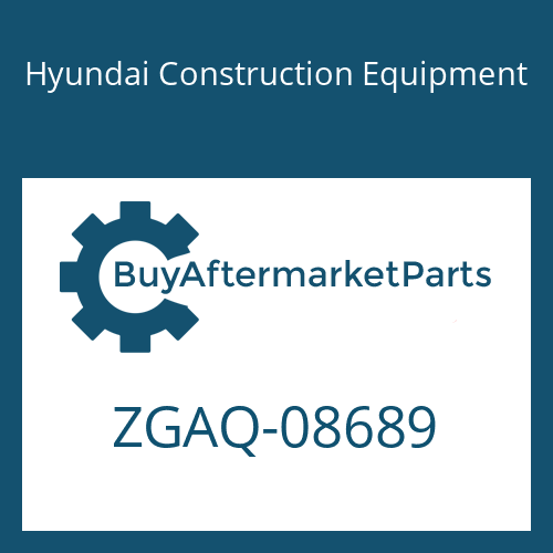 ZGAQ-08689 Hyundai Construction Equipment GEAR-IDLE