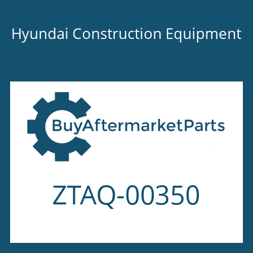 ZTAQ-00350 Hyundai Construction Equipment PUMP ASSY-GEAR