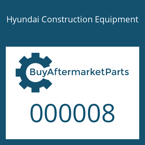 000008 Hyundai Construction Equipment BAND