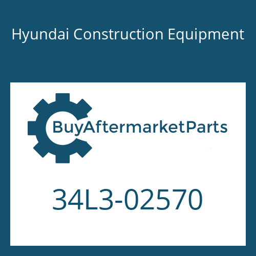 34L3-02570 Hyundai Construction Equipment COVER