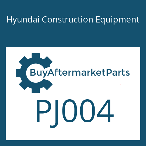 PJ004 Hyundai Construction Equipment CAM KIT